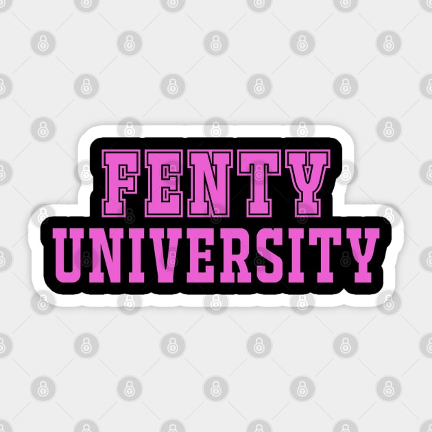 Fenty university cheap